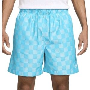 NEW Nike Club Men's Chlorine Blue Flow Shorts FN3098-410 XL Active Swim Check